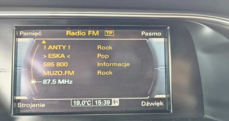 Audi A4 cena 49900 przebieg: 259314, rok produkcji 2015 z Barczewo małe 379